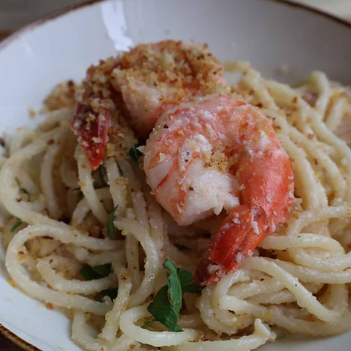 Creamy Seafood Scampi Pasta