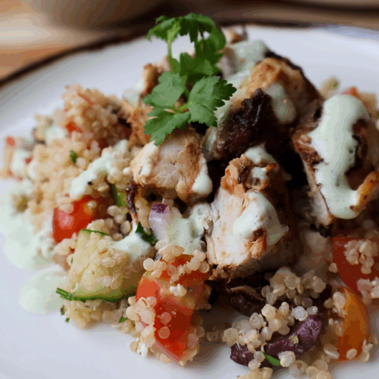 Greek Quinoa Bowl with Chicken