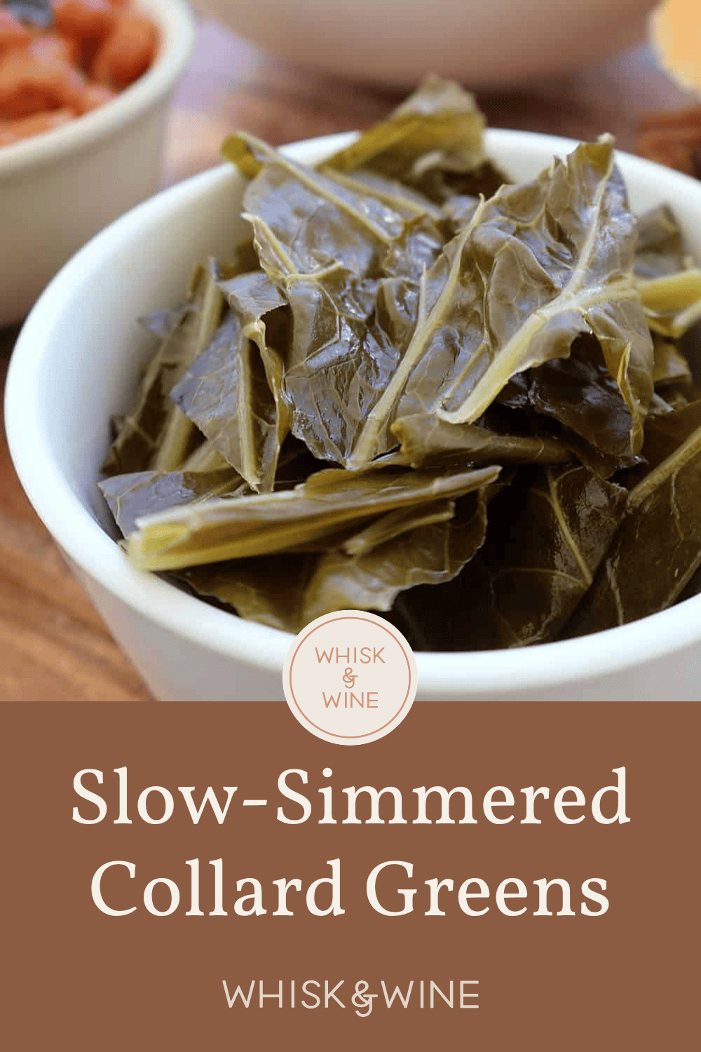 Collard Greens with Ham Hocks - Pinterest Pin