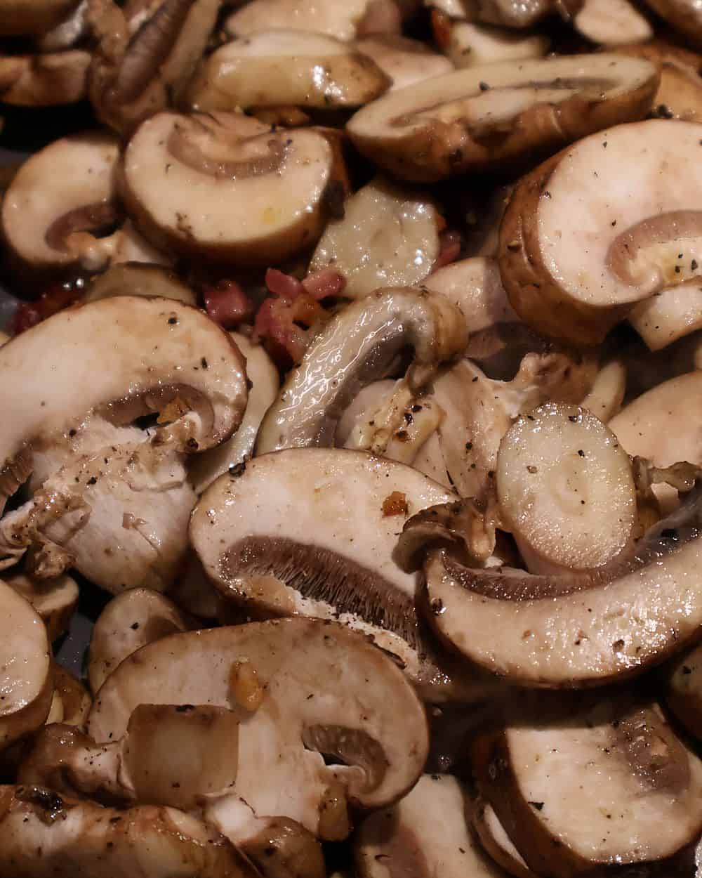 Cook the mushrooms