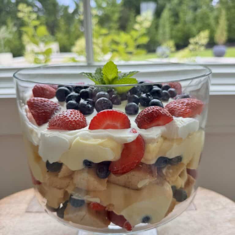 whiskandwine red white and blue trifle featured