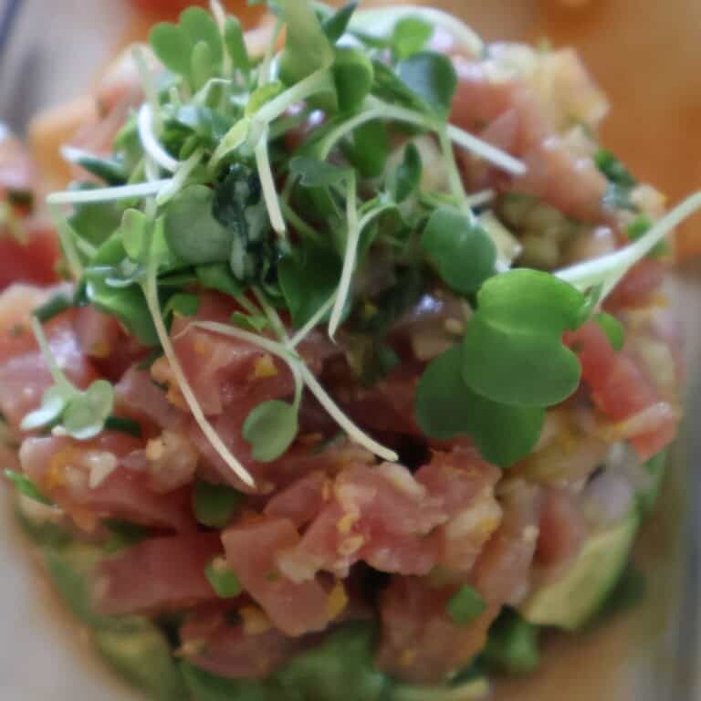 whiskandwine tuna tartare recipe featured